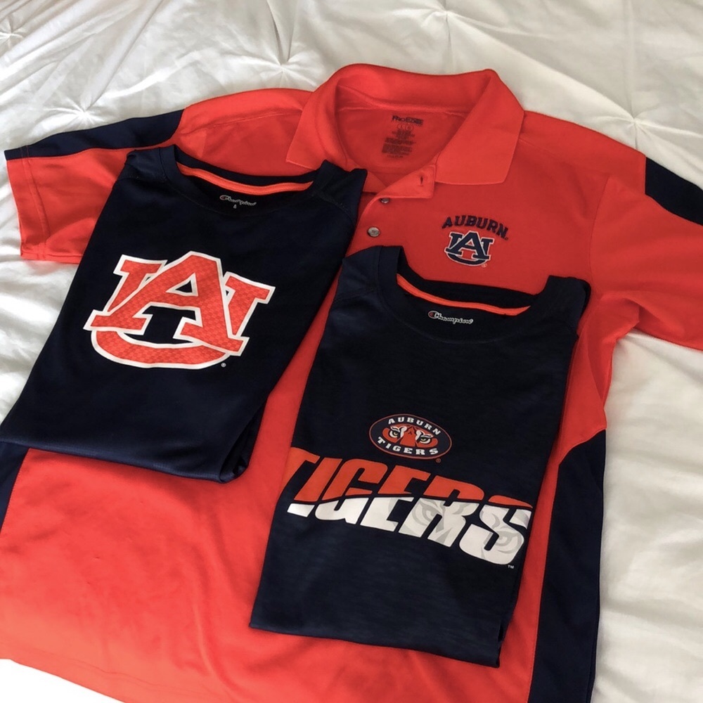 Bundle 3 Men’s Auburn Shirts
